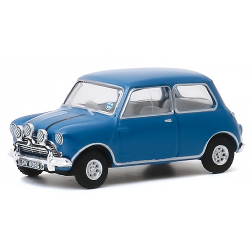 GreenLight 44880-A 1/64 1967 Austin Mini Cooper S 1275 Mk I - The Italian Job (Blue) (8622150320365)