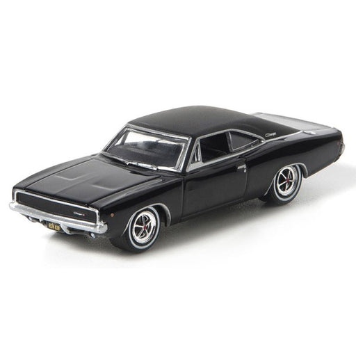 GreenLight 44724 1/64 1968 Dodge Charger R/T (Black) (8622150680813)
