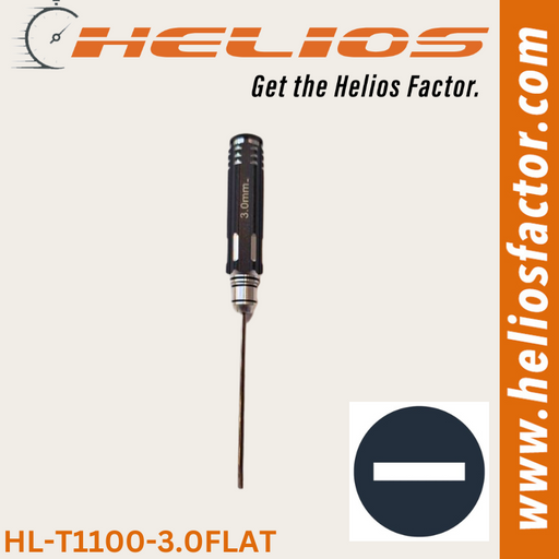 Helios - RC Tools 3.0mm Hardened Steel Flat RC Wrench / Driver - Screw Driver (8633884115181)