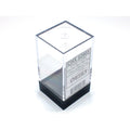 Chessex Empty Crystal Display Box (M) Tall Clear w/Black Lid - CHX02805