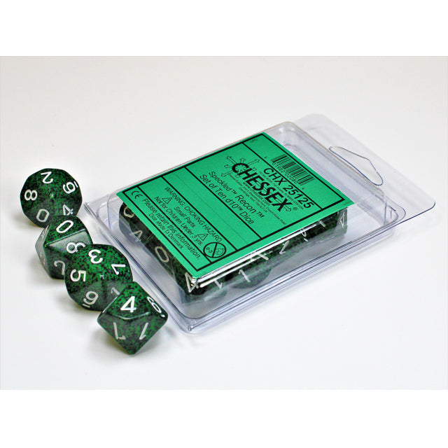 Chessex 25125 Speckled Recon Set of Ten d10s (9003714281709)