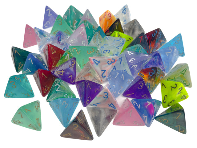 Chessex 29204 Bag of 50 assorted Signature d4 Dice (9003757568237)