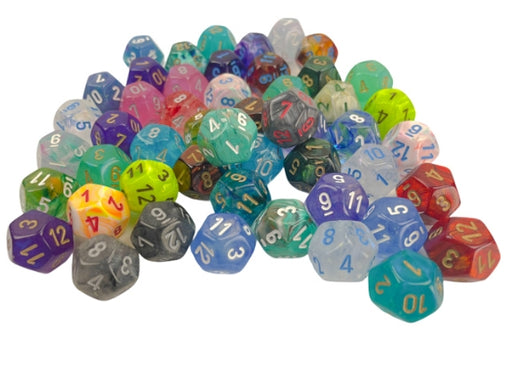 Chessex 29212 Bag of 50 assorted Signature d12 Dice (9003758321901)