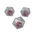 Chessex 20 Sided Double Dice Clear - CHXKOP12458