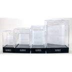 Chessex Empty Crystal Display Box (M) Tall Clear w/Black Lid - CHX02805
