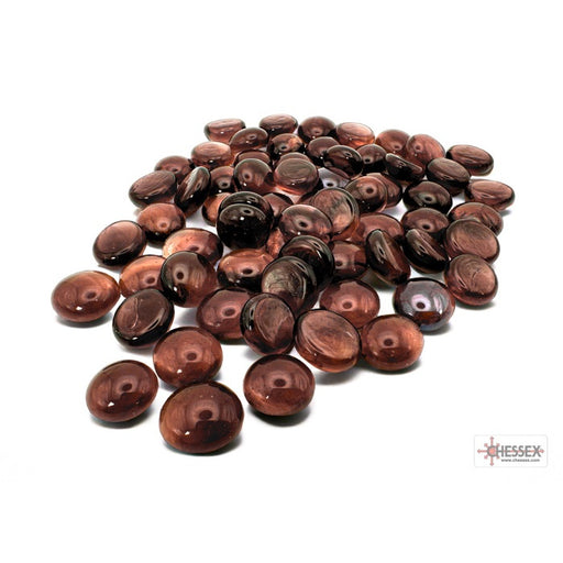 Chessex 1147 Translucent Amethyst Glass Stones Qty Approx 40 or more in 5 1/2" Tube (9003758551277)