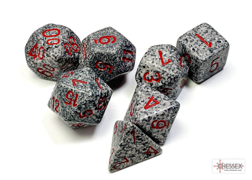 Chessex 25320 Granite Speckled Polyhedral 7-Die Set (9003716280557)