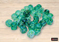 Chessex Borealis Kelp/light green Luminary 12mm d6 Dice Block (36 dice) - CHX27995