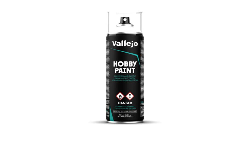 Vallejo AV28010 Aerosol Spray Primer - White Primer 400ml Old Packaging - Hobby City NZ (9004810731757)
