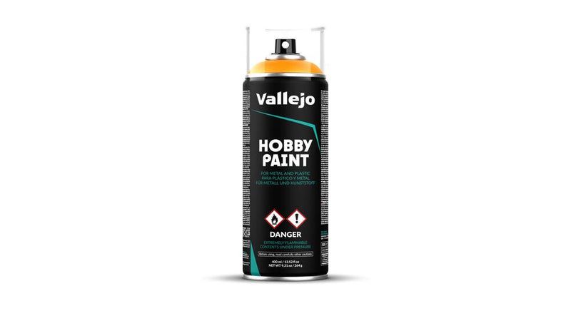 Vallejo AV28018 Aerosol Spray Primer - Sun Yellow - Hobby City NZ (9004811223277)