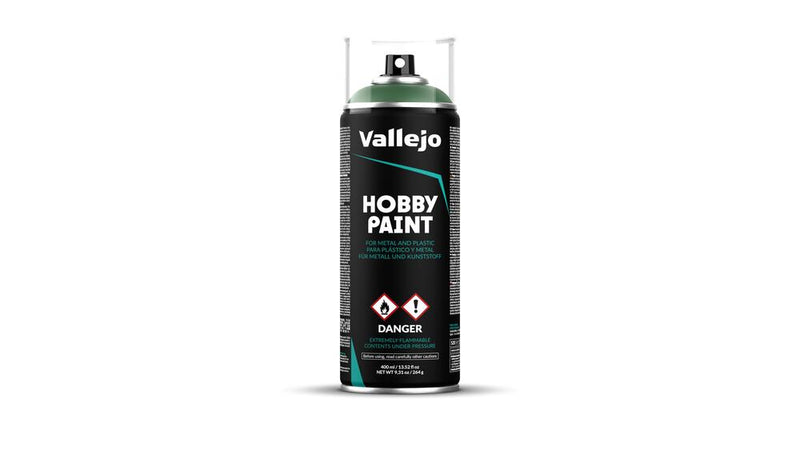Vallejo AV28028 Aerosol Spray Primer - Sick Green - Hobby City NZ (9004811714797)