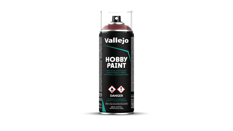 Vallejo AV28029 Aerosol Spray Primer - Gory Red - Hobby City NZ (9004811813101)