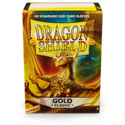 Dragon Shield AT-10006 Sleeves (100) Gold Classic - Hobby City NZ (9003889393901)