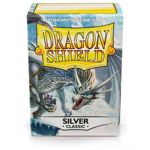Dragon Shield AT-10008 Sleeves (100) Silver Classic - Hobby City NZ (9003889426669)