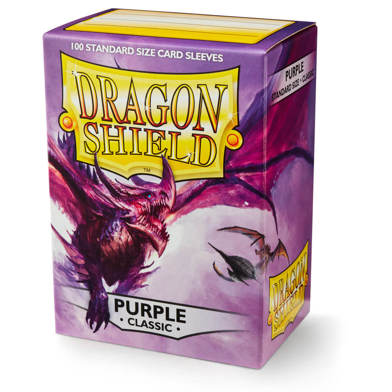 Dragon Shield AT-10009 Sleeves (100) Purple Classic - Hobby City NZ (9003889459437)