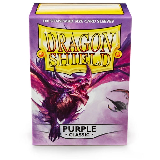 Dragon Shield AT-10009 Sleeves (100) Purple Classic - Hobby City NZ (9003889459437)