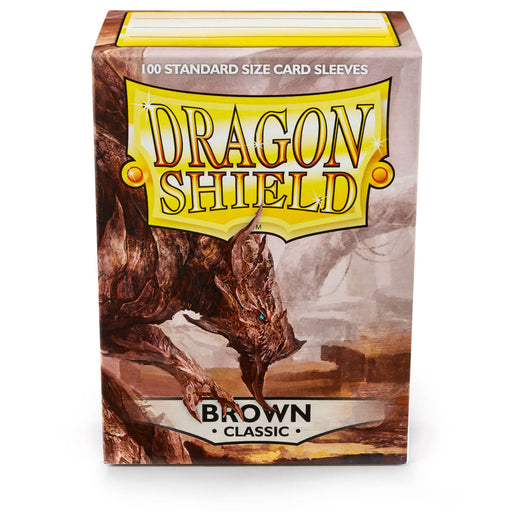 Dragon Shield AT-10011 Sleeves (100) Brown Classic - Hobby City NZ (9003889524973)