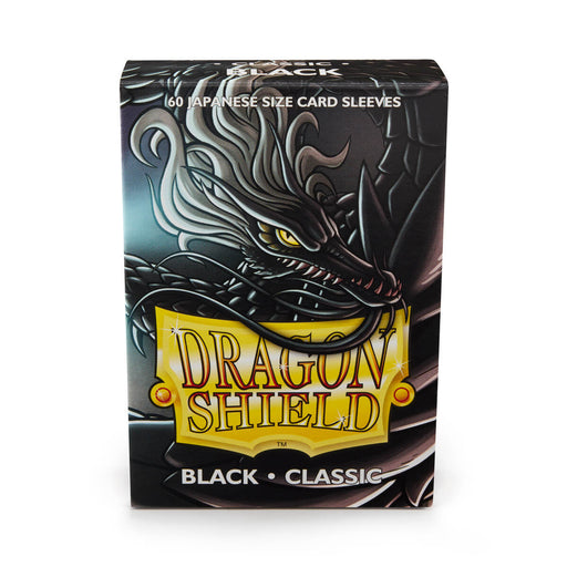 Dragon Shield AT-10602 JPN Sleeves (60) Black Classic - Hobby City NZ (9003890409709)