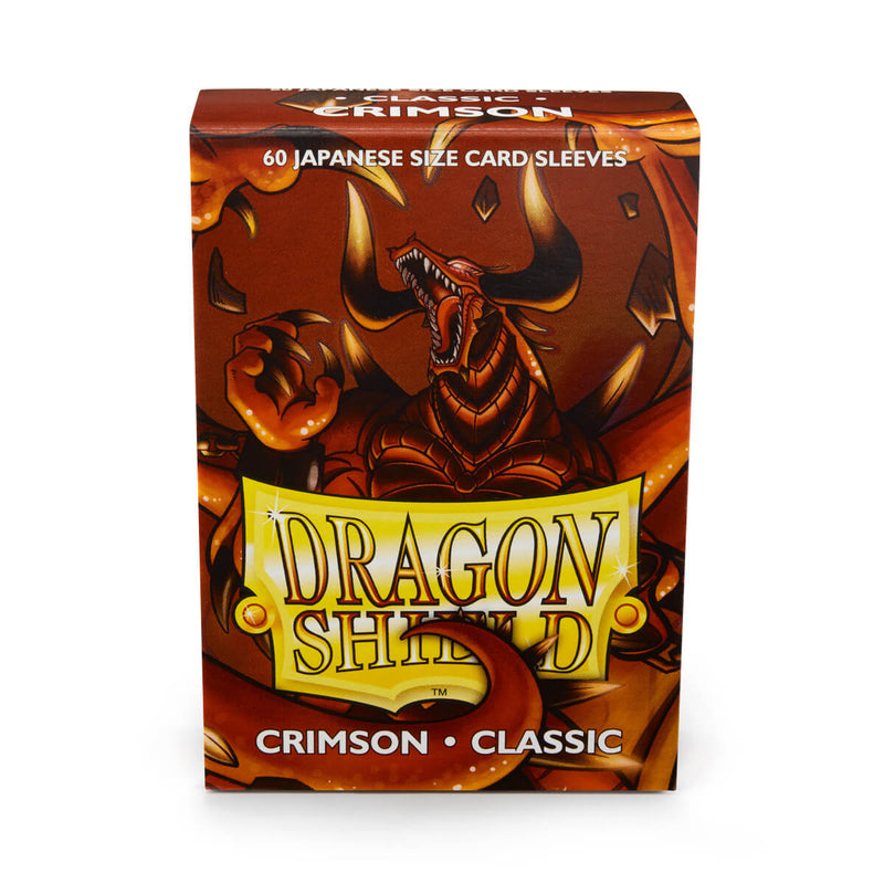 Dragon Shield AT-10621 JPN Sleeves (60) Crimson Classic - Hobby City NZ (9003890540781)