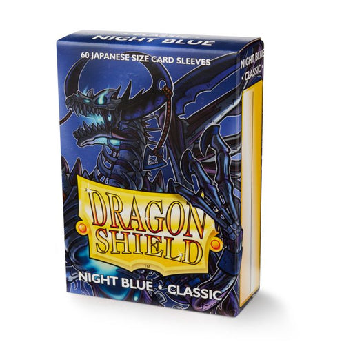 Dragon Shield AT-10642 JPN Sleeves (60) Night Blue Classic - Hobby City NZ (9003890606317)