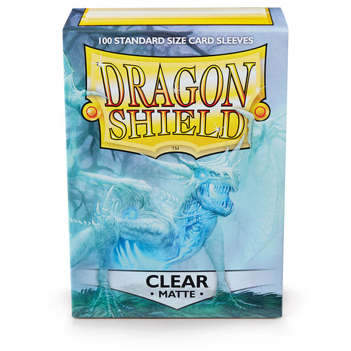 Dragon Shield AT-11001 Sleeves (100) Clear Matte - Hobby City NZ (9003890639085)