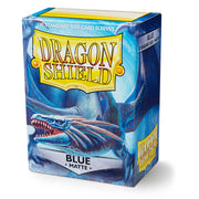 Dragon Shield AT-11003 Sleeves (100) Blue Matte - Hobby City NZ (9003890704621)