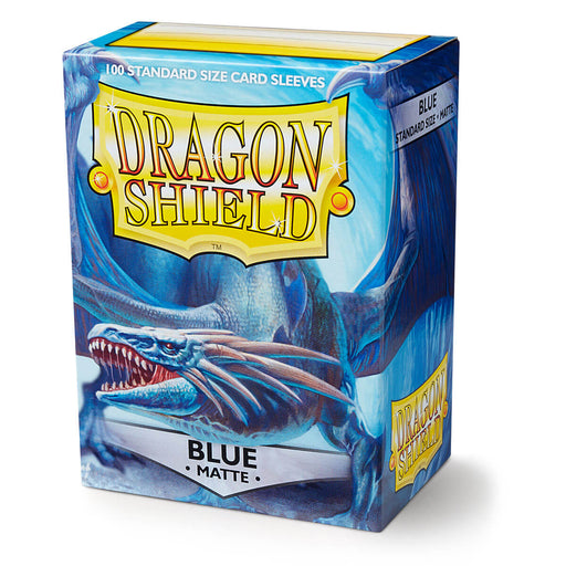 Dragon Shield AT-11003 Sleeves (100) Blue Matte - Hobby City NZ (9003890704621)