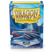 Dragon Shield AT-11003 Sleeves (100) Blue Matte - Hobby City NZ (9003890704621)