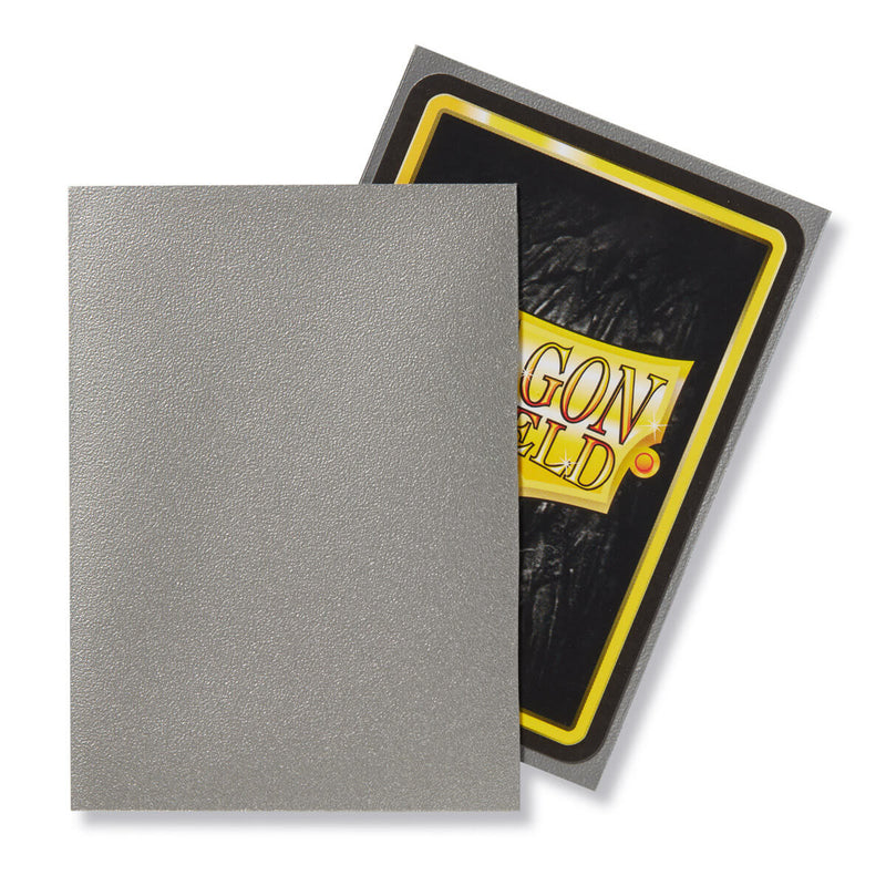 Dragon Shield AT-11008 Sleeves (100) Silver Matte - Hobby City NZ (9003890901229)