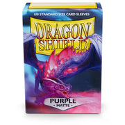 Dragon Shield AT-11009 Sleeves (100) Purple Matte - Hobby City NZ (9003890933997)