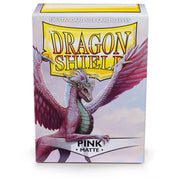 Dragon Shield AT-11012 Sleeves (100) Pink Matte - Hobby City NZ (9003890999533)