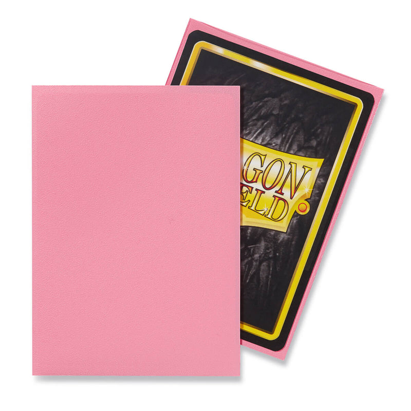 Dragon Shield AT-11012 Sleeves (100) Pink Matte - Hobby City NZ (9003890999533)