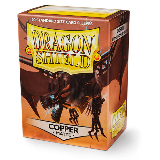 Dragon Shield AT-11016 Sleeves (100) Copper Matte - Hobby City NZ (9003891097837)