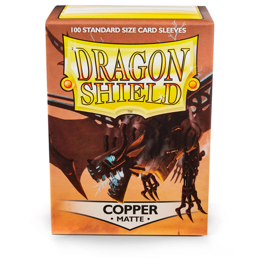 Dragon Shield AT-11016 Sleeves (100) Copper Matte - Hobby City NZ (9003891097837)