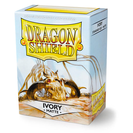 Dragon Shield AT-11017 Sleeves (100) Ivory Matte - Hobby City NZ (9003891130605)