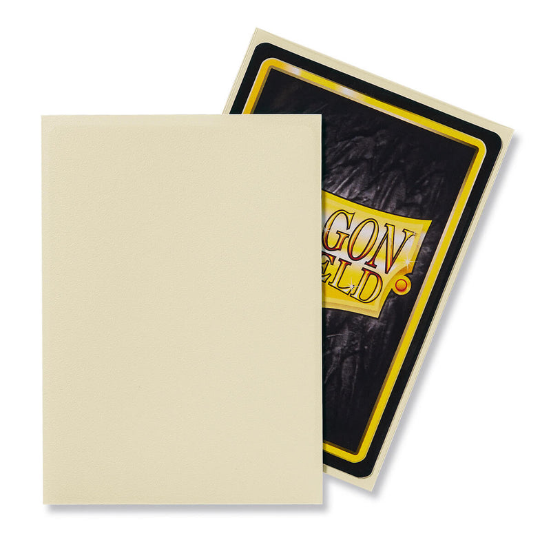 Dragon Shield AT-11017 Sleeves (100) Ivory Matte - Hobby City NZ (9003891130605)