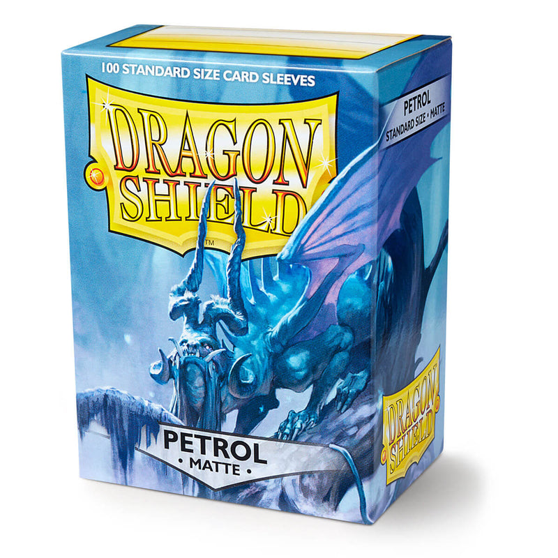 Dragon Shield AT-11020 Sleeves (100) Petrol Matte - Hobby City NZ (9003891261677)