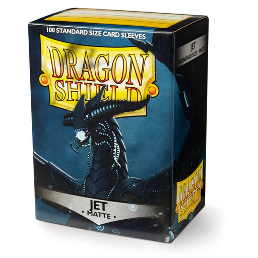 Dragon Shield AT-11024 Sleeves (100) Jet Matte - Hobby City NZ (9003891523821)