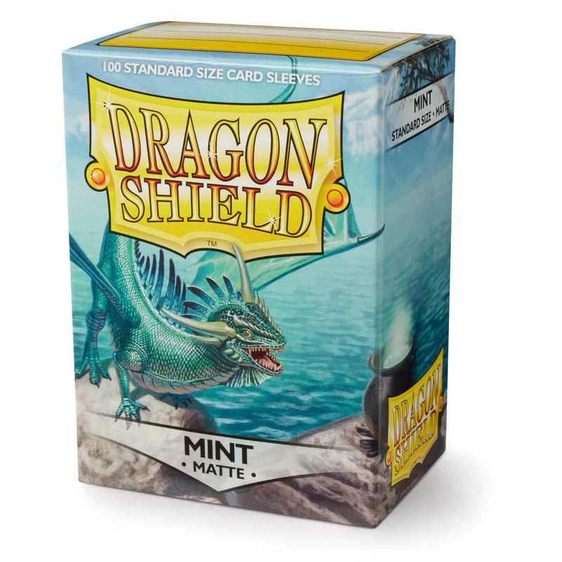 Dragon Shield AT-11025 Sleeves (100) Mint Matte - Hobby City NZ (9003891556589)