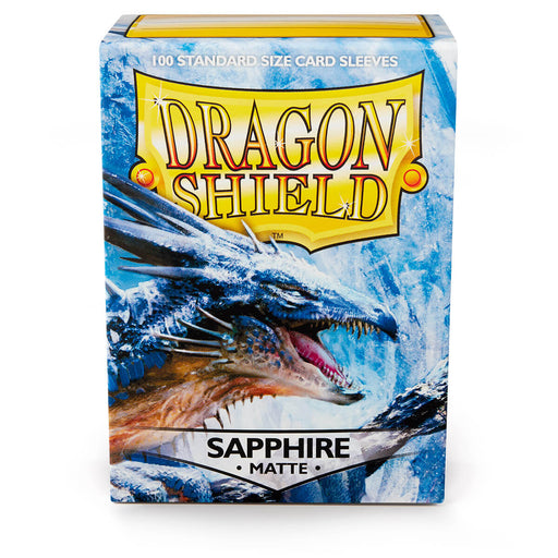 Dragon Shield AT-11028 Sleeves (100) Sapphire Matte - Hobby City NZ (9003891720429)