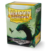 Dragon Shield AT-11036 Sleeves (100) Emerald Matte - Hobby City NZ (9003892015341)