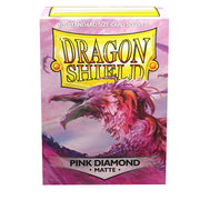 Dragon Shield AT-11039 Sleeves (100) Pink Diamond Matte - Hobby City NZ (9003892113645)
