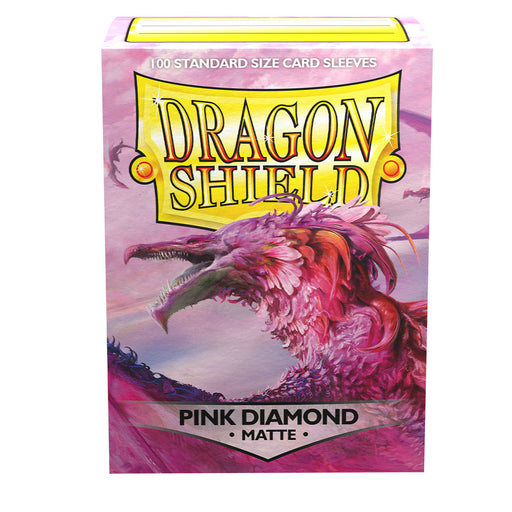 Dragon Shield AT-11039 Sleeves (100) Pink Diamond Matte - Hobby City NZ (9003892113645)
