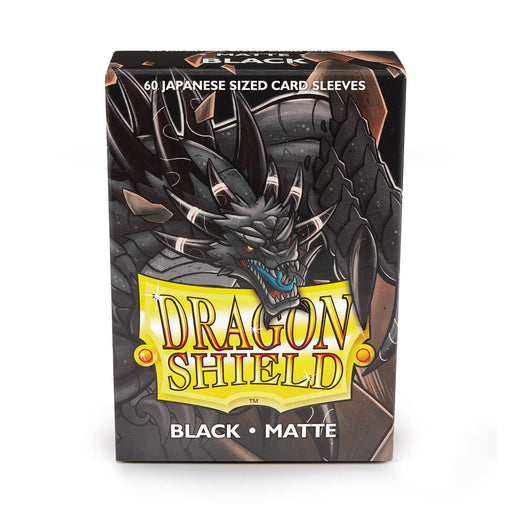 Dragon Shield AT-11102 JPN Sleeves (60) Black Matte - Hobby City NZ (9003892539629)