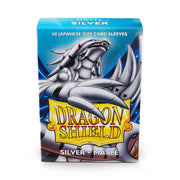 Dragon Shield AT-11108 JPN Sleeves (60) Silver Matte - Hobby City NZ (9003892670701)
