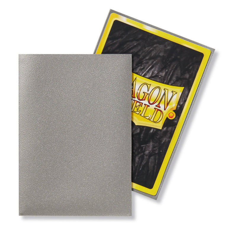 Dragon Shield AT-11108 JPN Sleeves (60) Silver Matte - Hobby City NZ (9003892670701)