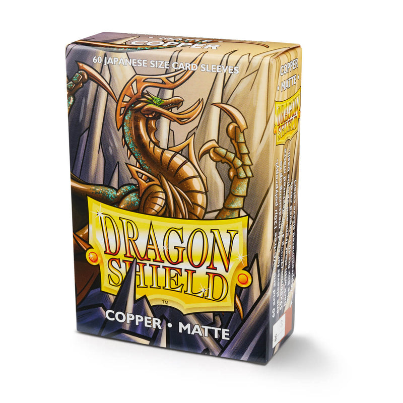 Dragon Shield AT-11116 JPN Sleeves (60) Copper Matte - Hobby City NZ (9003892867309)