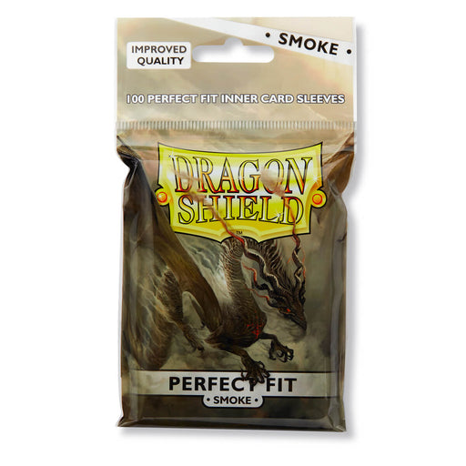 Dragon Shield AT-13023 Sleeves (100) Perfect Fit Smoke (9003897946349)
