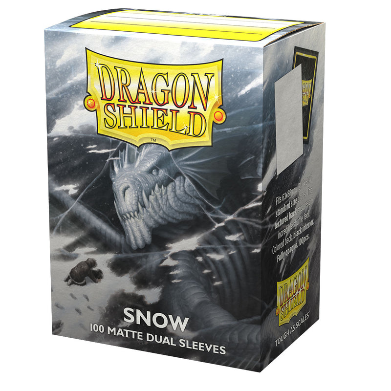 Dragon Shield AT-15005 Sleeves (100) Dual Snow Matte (9003898208493)