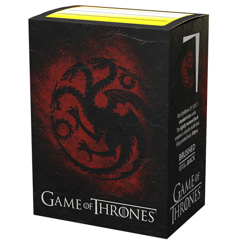 Dragon Shield AT-16031 Sleeves (100) GOT House Targaryen Brushed Art (9003900535021)